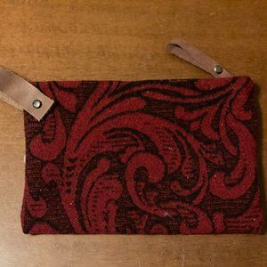 Pendleton Hand Crafted Wrist bag with leather strap